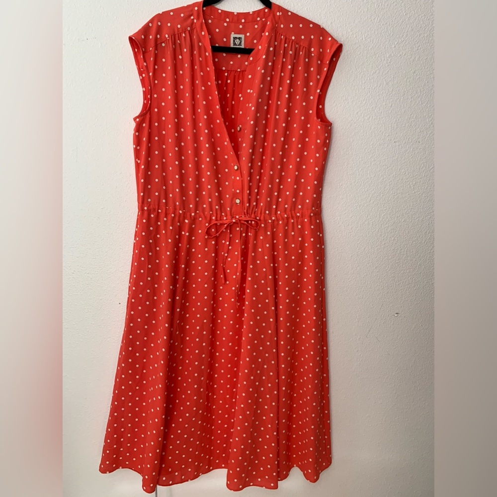 Anne Klein Polka Dot Dress Size 2x